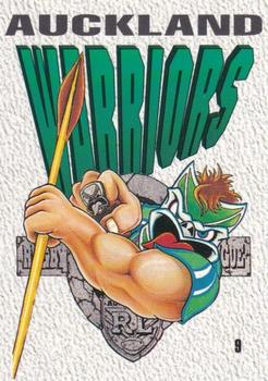 1995 Dynamic ARL Series 2 #9 Auckland Warriors crest Front